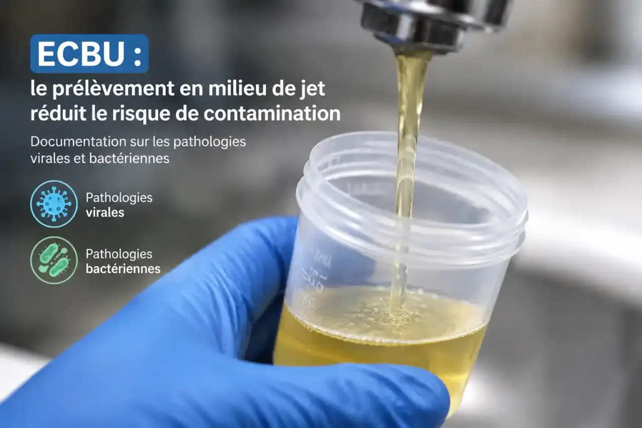 ECBU : le prélèvement en milieu de jet réduit le risque de contamination