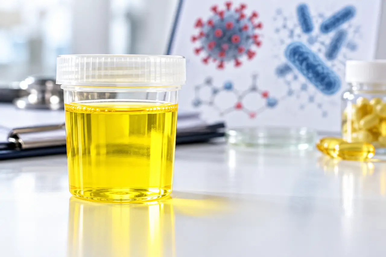 Urine jaune fluo : la vitamine B2 explique souvent cette couleur, mais certains signes imposent un avis médical