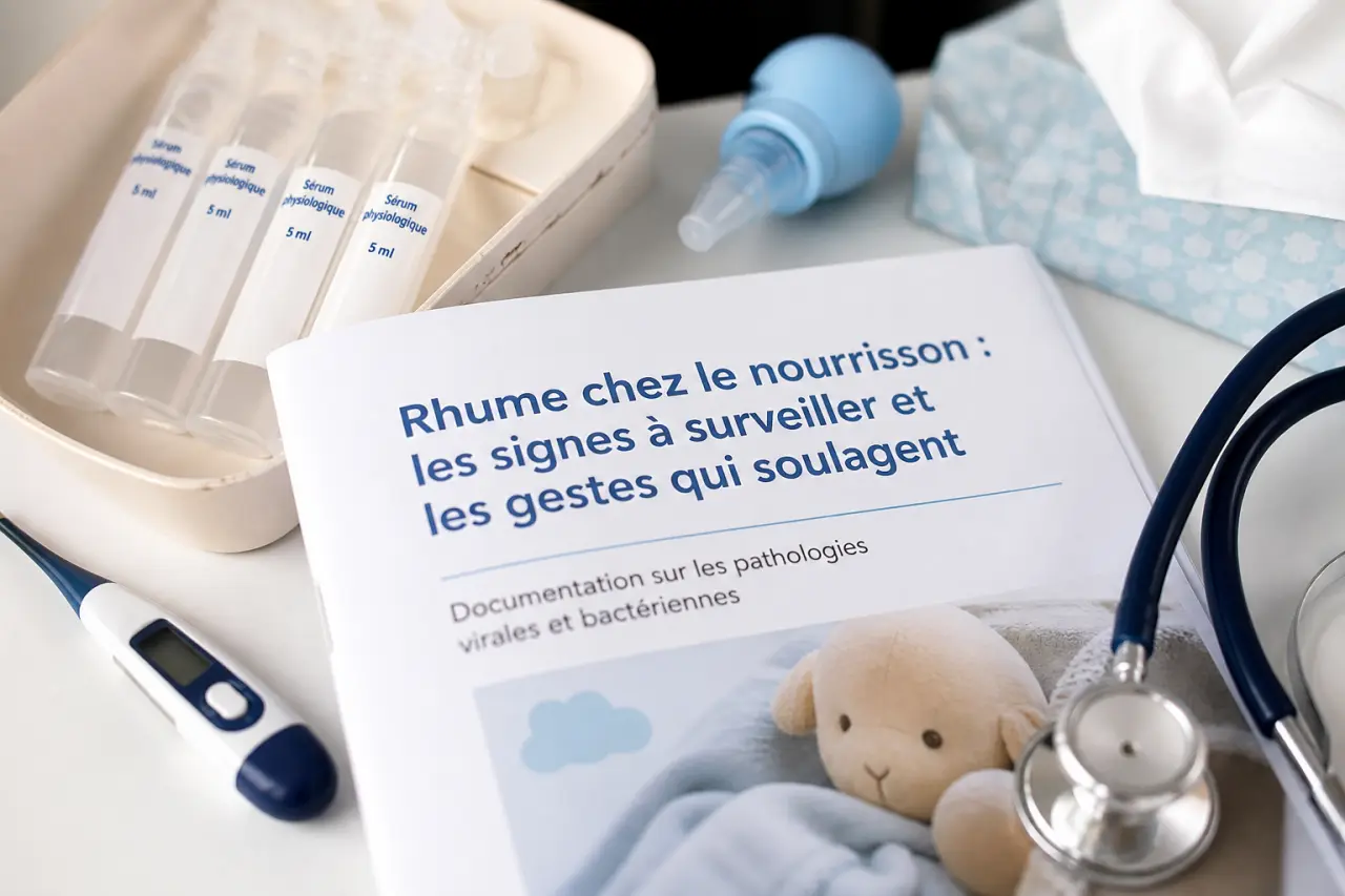 Rhume chez le nourrisson : les signes à surveiller et les gestes qui soulagent