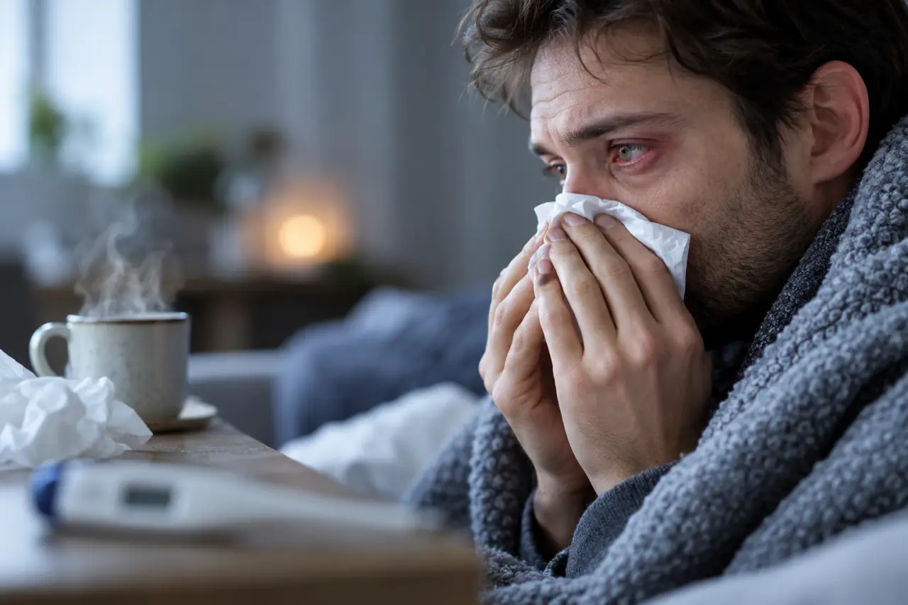 Premiers symptômes de la grippe : reconnaître le début brutal et les signes d’alerte