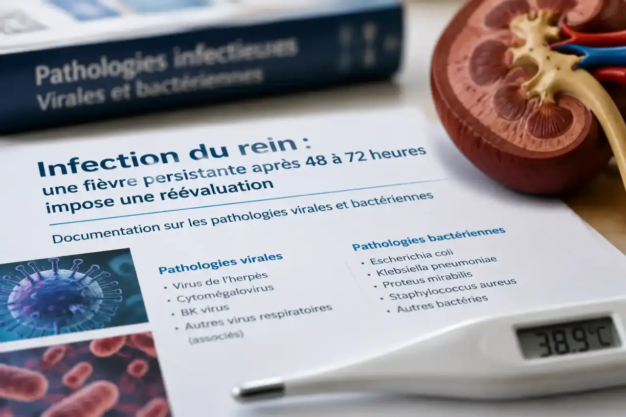 Infection du rein : une fièvre persistante après 48 à 72 heures impose une réévaluation