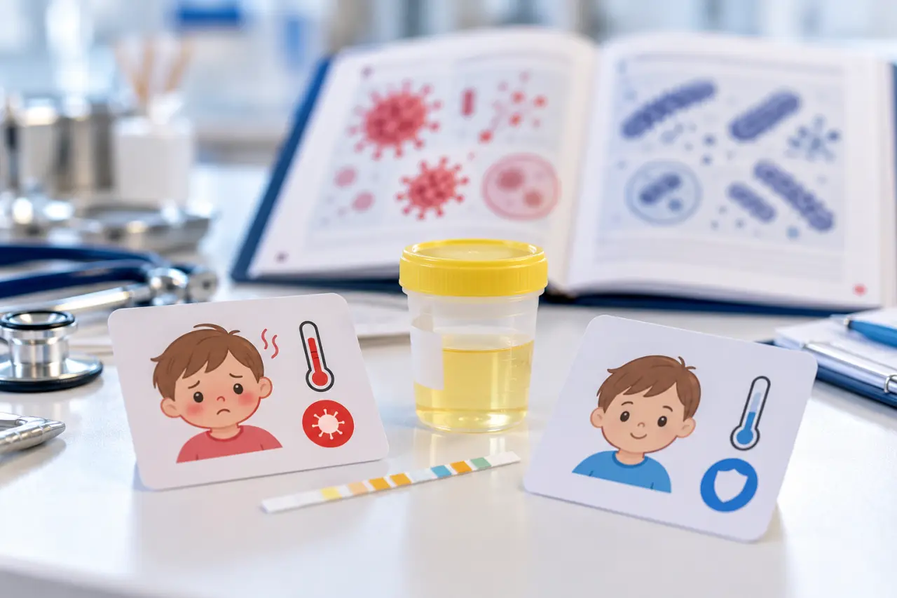 Infection urinaire chez l’enfant : un traitement différent avec ou sans fièvre