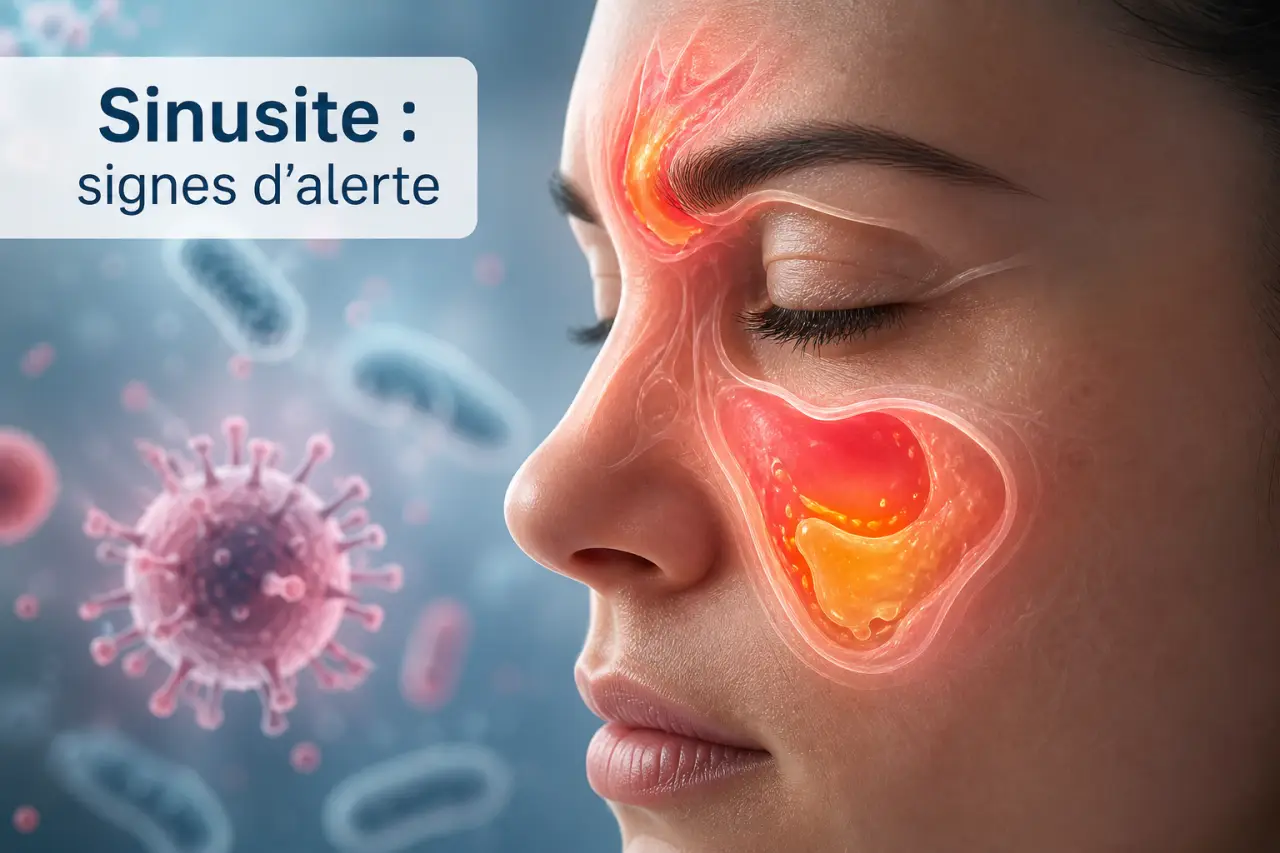Rhume qui persiste : les signes qui trahissent une sinusite