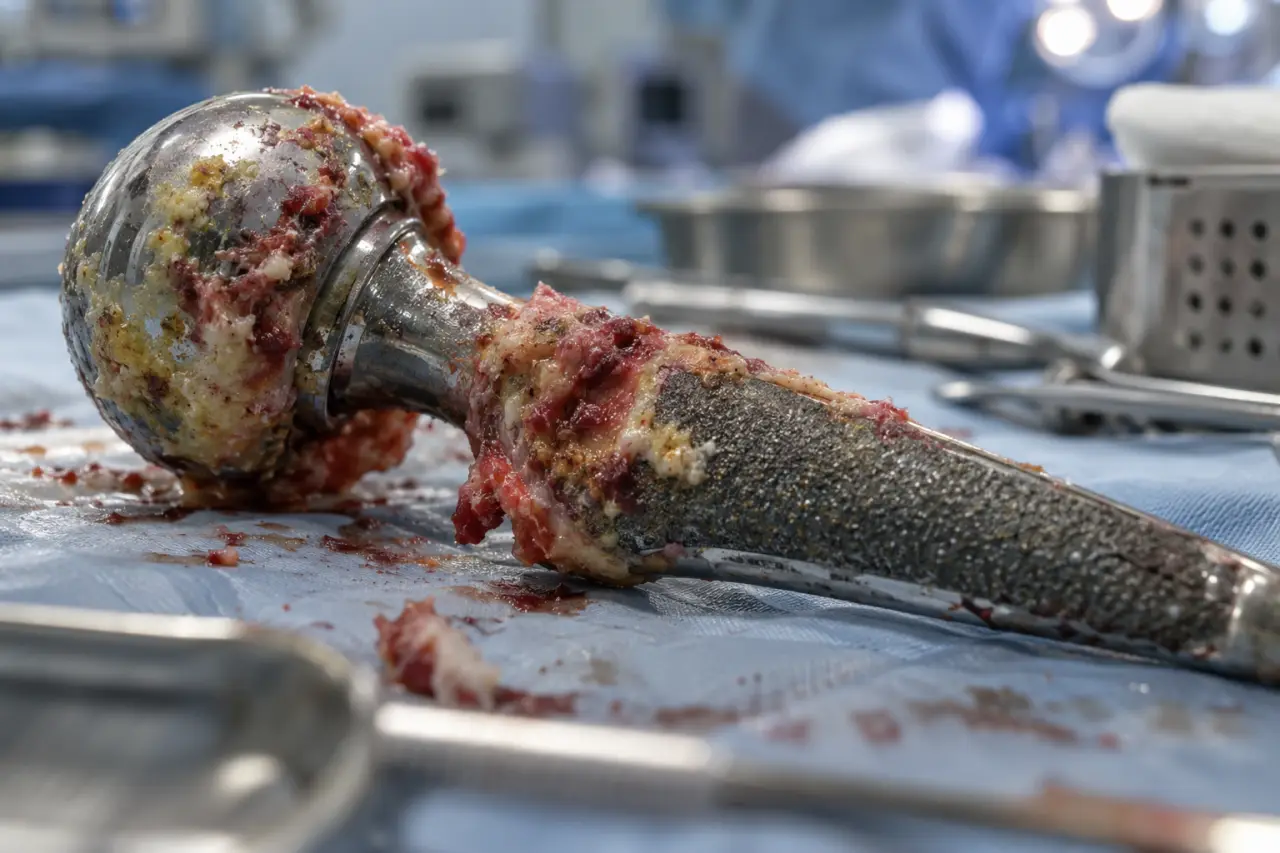 Infection de prothèse de hanche : le retard qui impose souvent de retirer l’implant