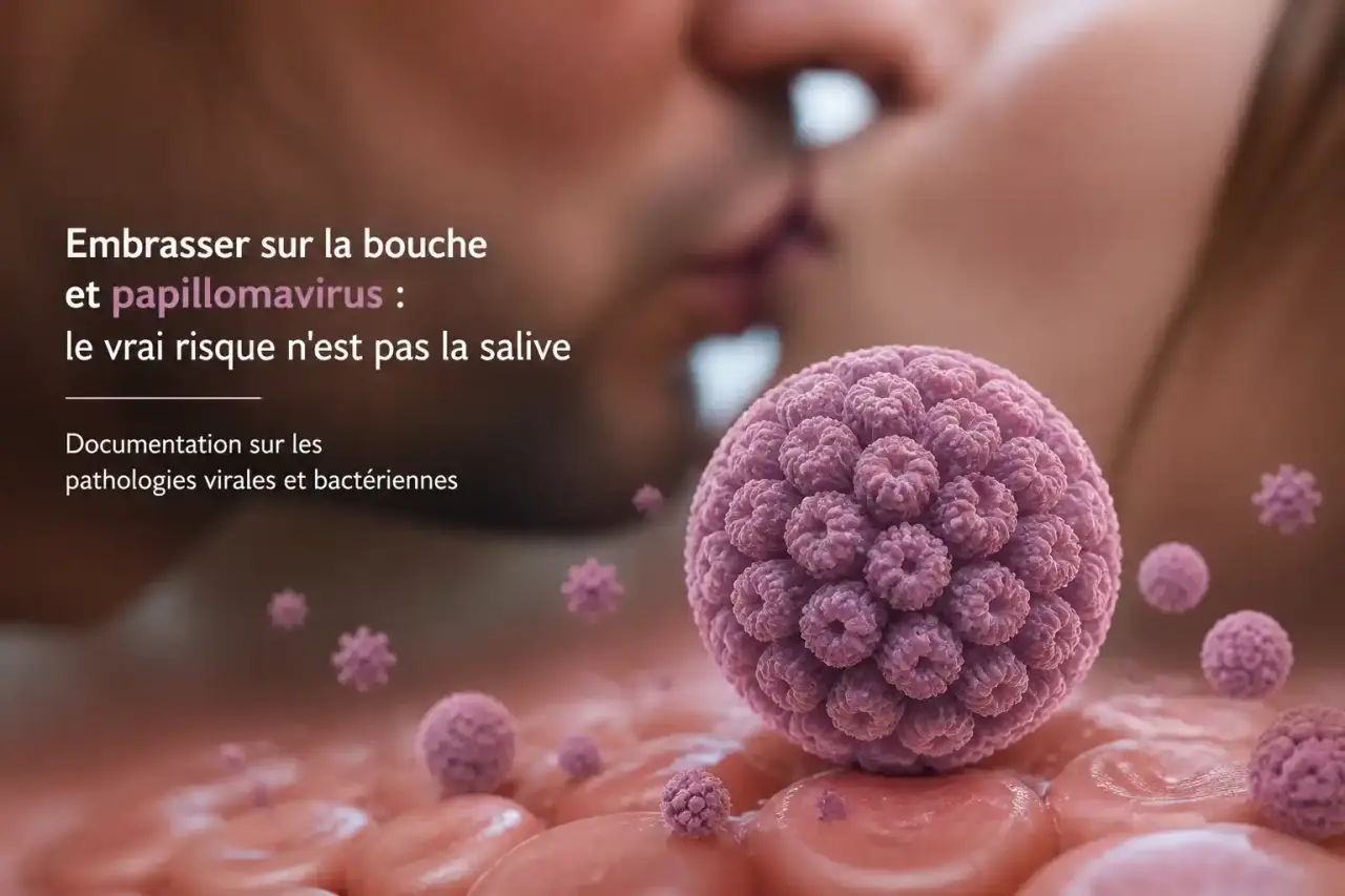 Embrasser sur la bouche et papillomavirus : le vrai risque n'est pas la salive
